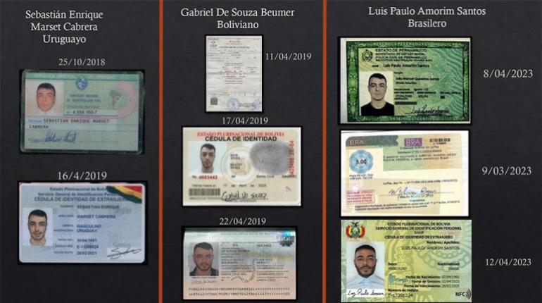 Múltiples identidades del narcotraficante uruguayo Sebastián Marset | Ministerio de Gobierno