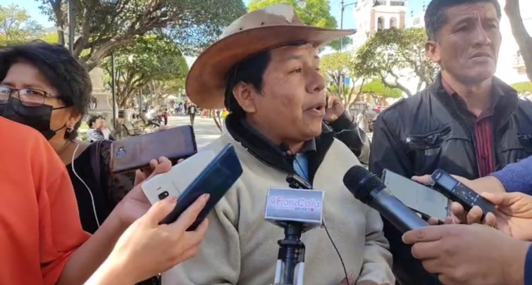 Jhonny Ortega, Secretario de Economía de la Confederación Sindical de Trabajadores Campesinos de Bolivia