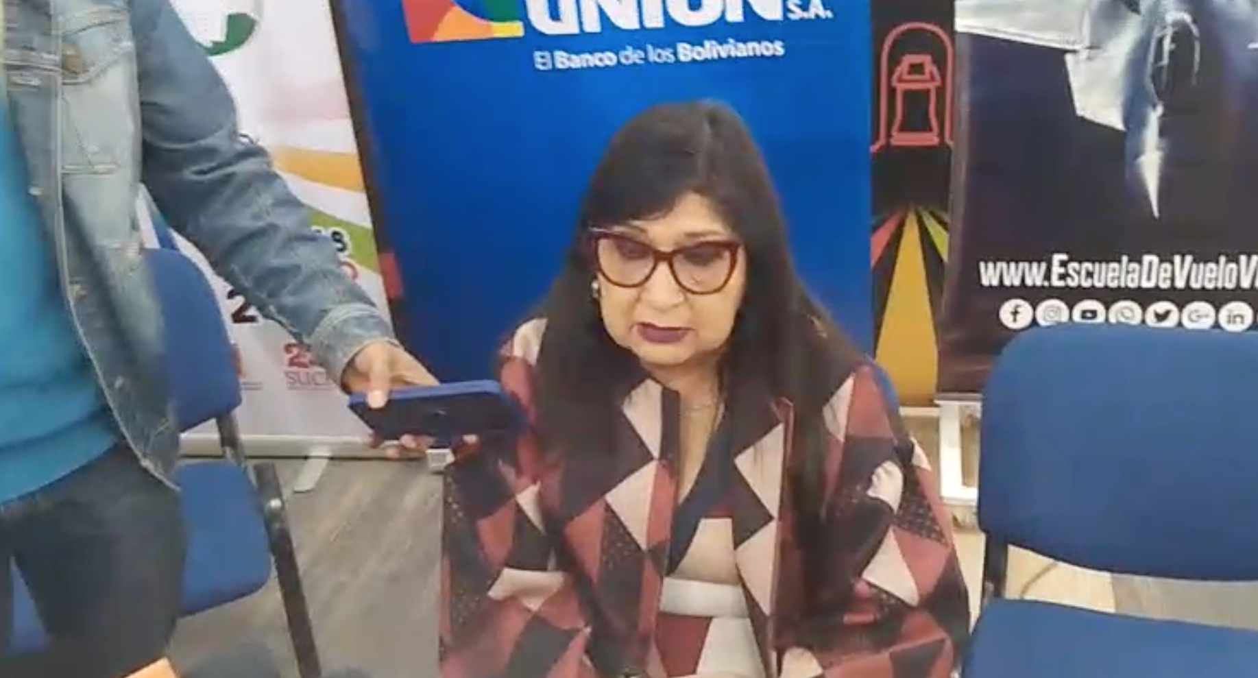 presidente de la Federación de Empresarios Privados de Chuquisaca, Teresa Dalenz