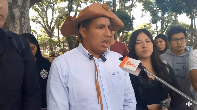 Jaime Reyes, presidente de juventudes del MAS IPSP en Chuquisaca