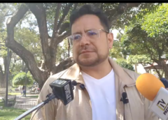 Candidato Pedrázas dice que su equipo trabajó 18 meses; ven necesario «reducir el aparato burocrático» || Critica el uso de afiches de sus contrincantes.