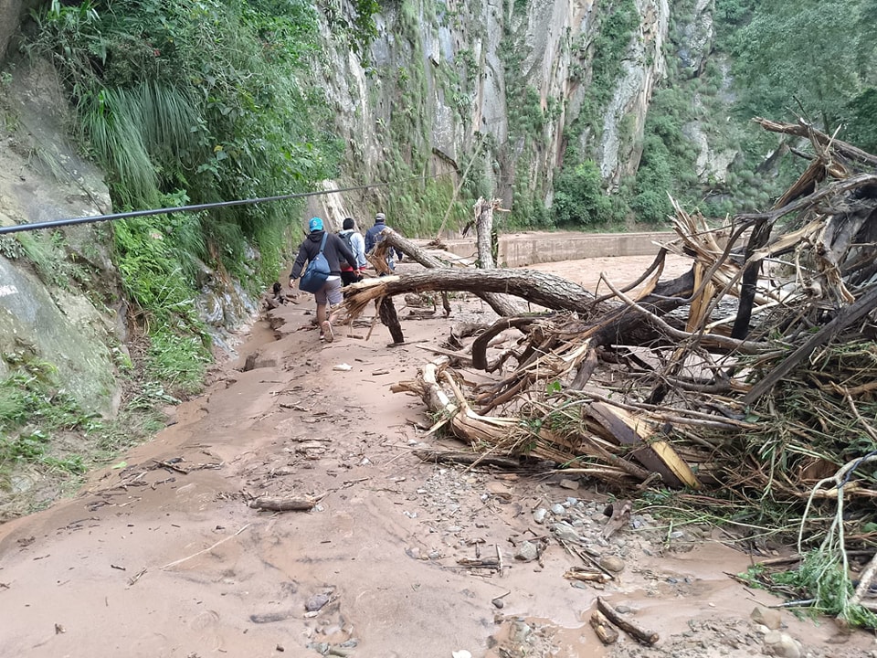 SEDCAM reporta tramos departamentales cortados por las lluvias || Recomiendan viajes diurnos.