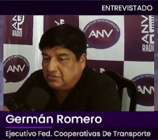 Ejecutivo de la Federación de Cooperativas de Transporte Pesado Germán Romero
