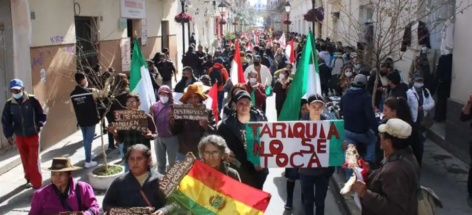 Paz firmó acta para no explotar reserva natural de Tariquia y resistió al MAS; ahora abre por la fuerza la zona a Petrobras || Conflicto en área protegida revive compromisos pasados de autoridades