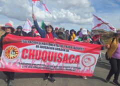 Delegación de Maestros Chuquisaqueños se alistan para participar del Cabildo de la COB el 1M || Consideran que el gobierno está implementando medidas y leyes que favorecen a grandes empresarios y transnacionales.